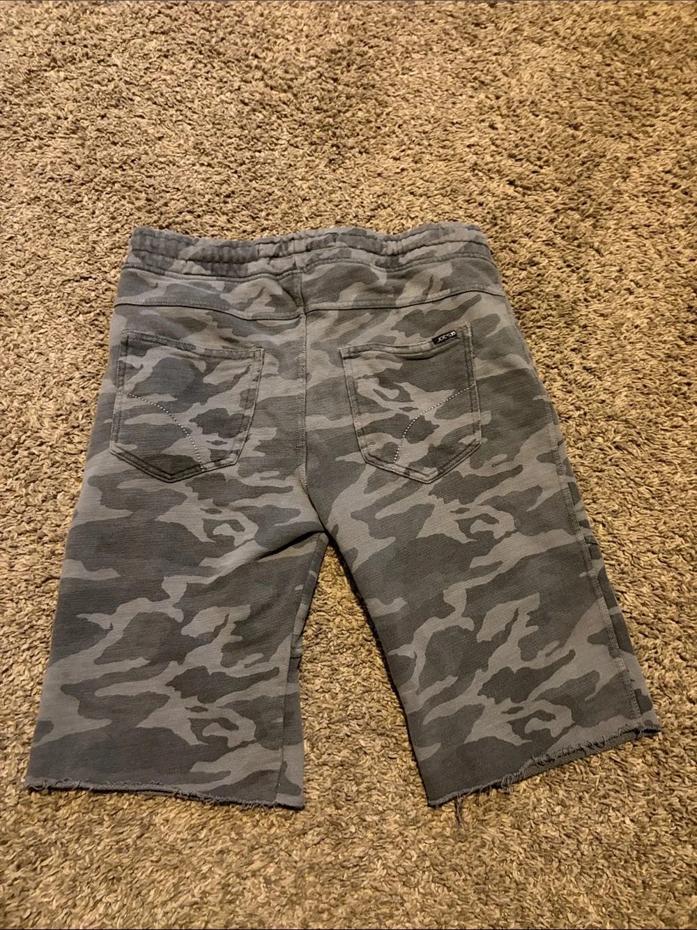 Joe's shorts Gray Camouflage Athletic Drawstring Shorts